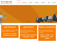 Tablet Screenshot of dual-byte.com